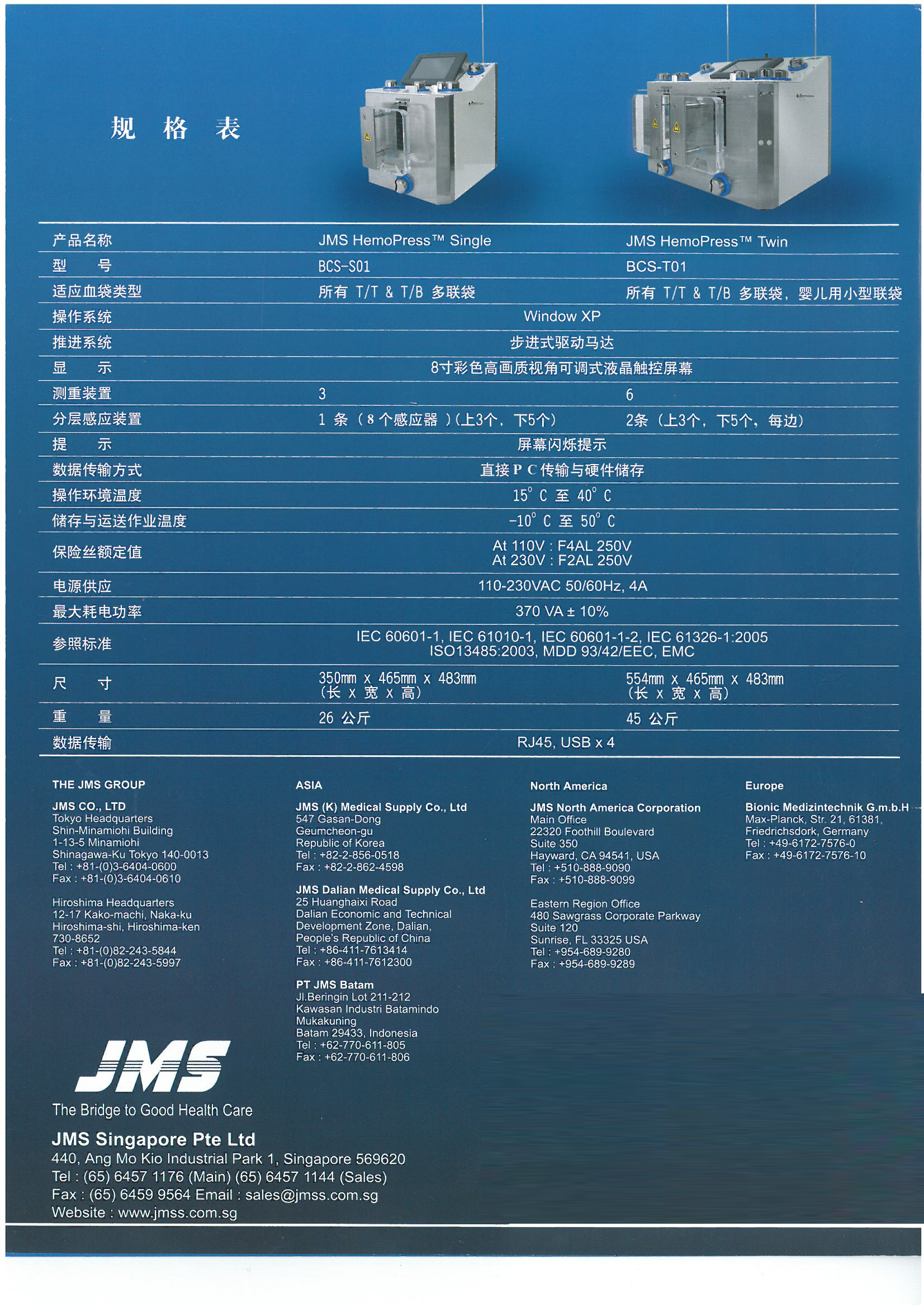 JMS全血分離機(jī)